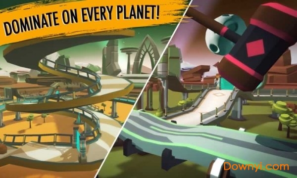重力骑手无限金币无限钻石版(gravity rider) 游戏截图